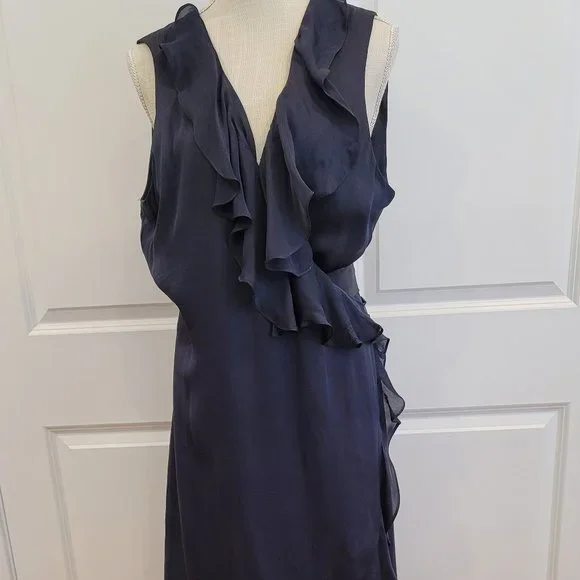 ralph lauren silk ruffle dress Ralph Lauren Collection Rhiannon Ruffle Silk Gown